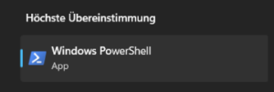 Windows Suchfunktion PowerShell